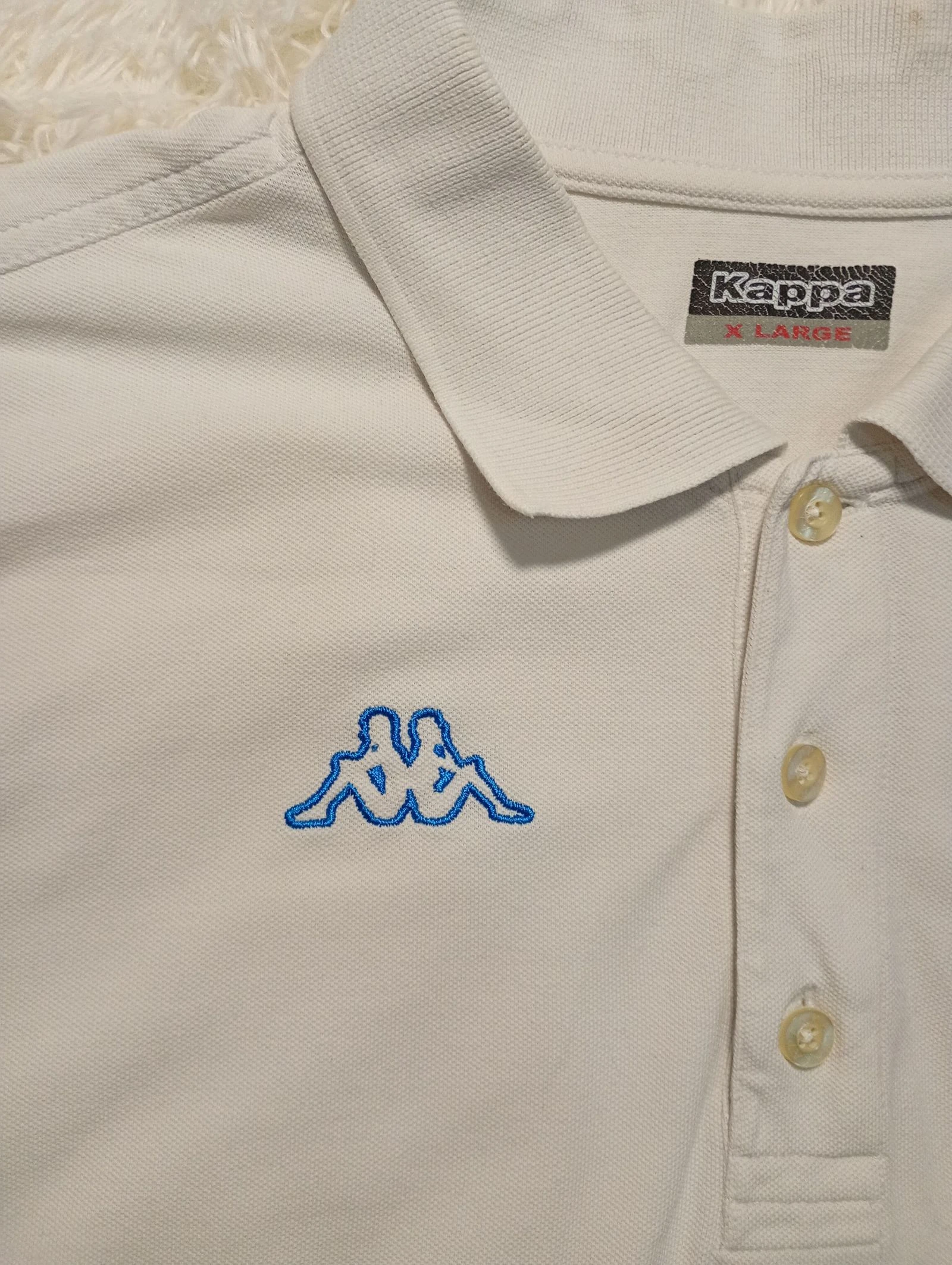 Kappa Sport Polo Branco GG - Y2K Vintage – photo 4